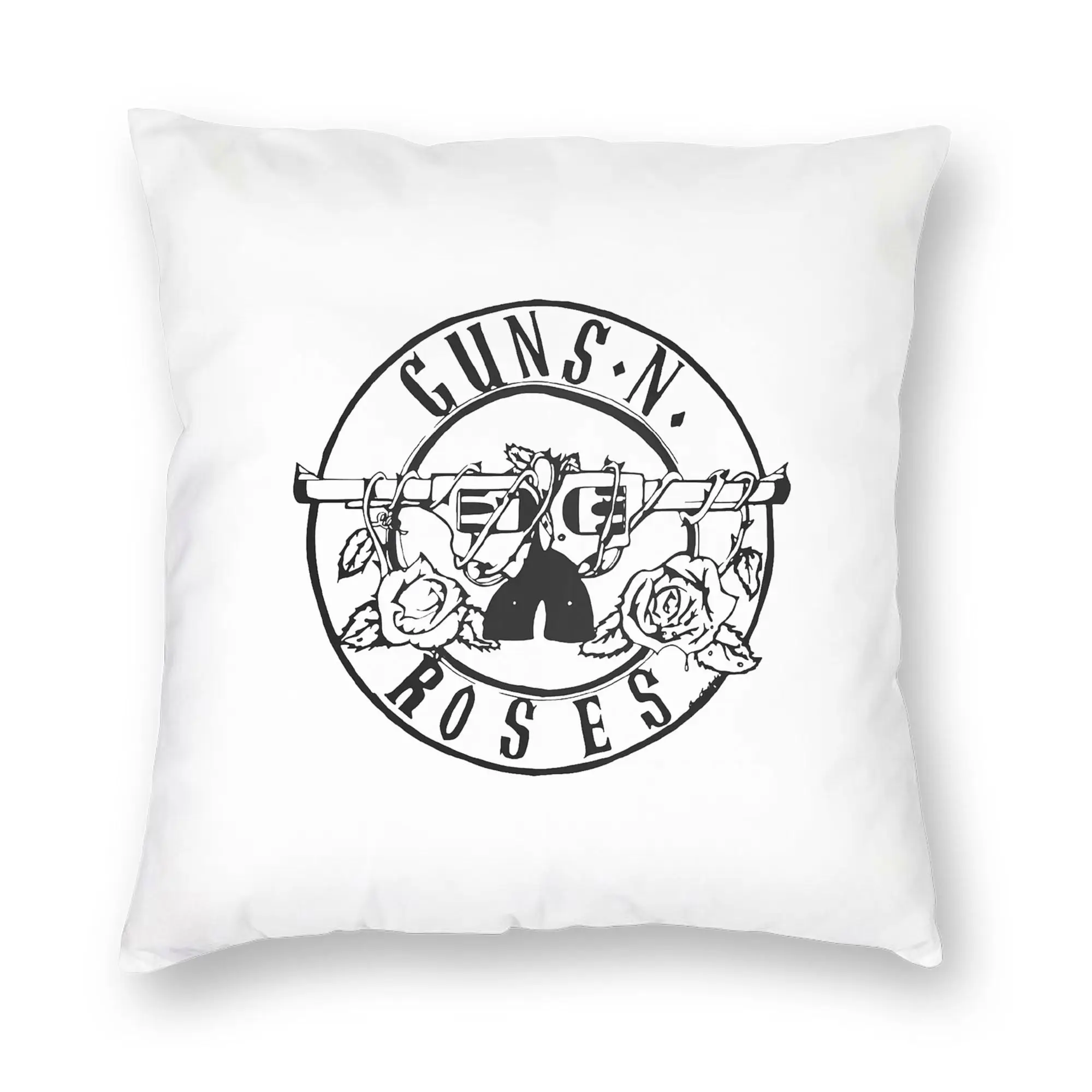 G-Guns N Roses Rock Pillowcase Double-sided Printing Polyester Cushion Cover Decor  Pillow Case Cover Home Zipper 45*45cm