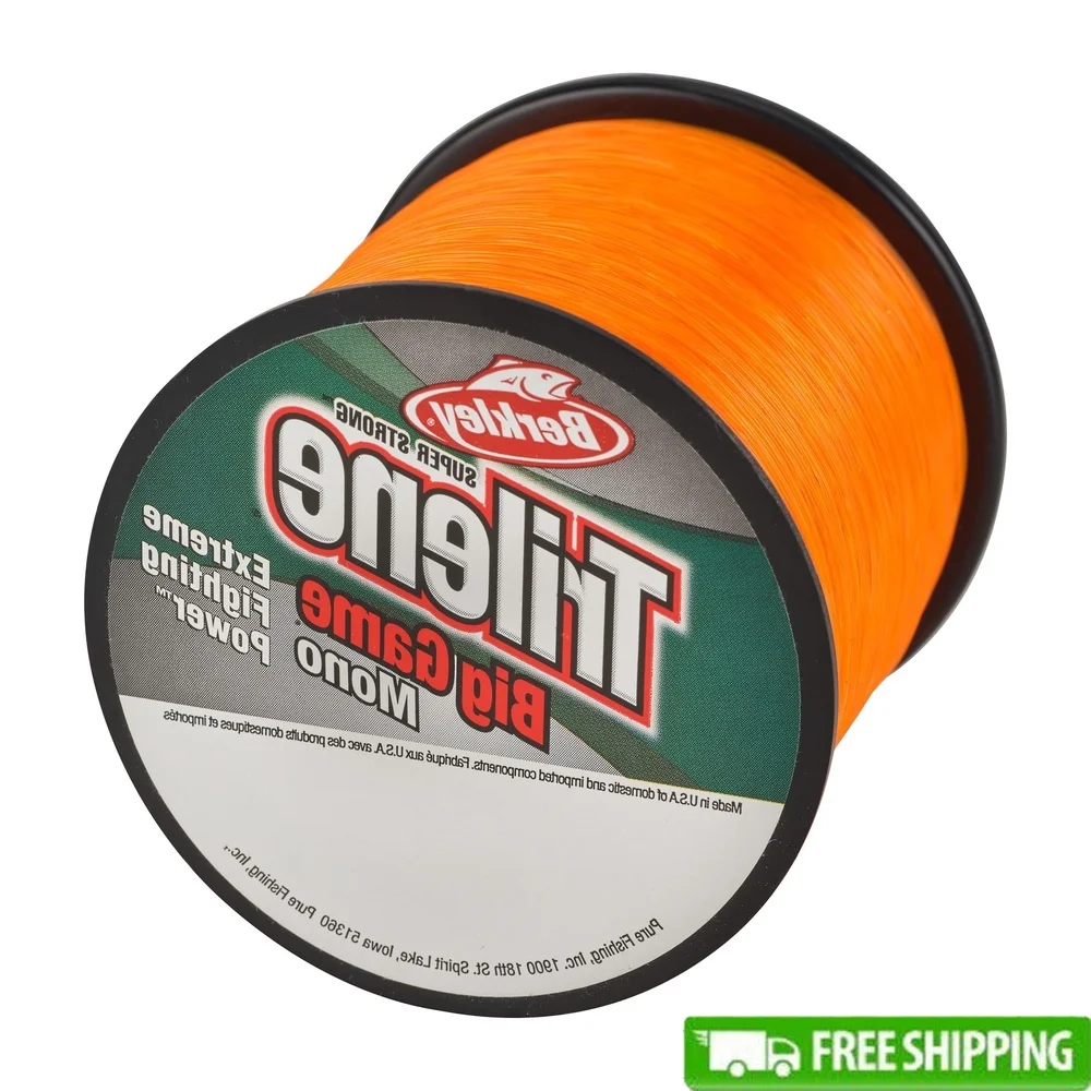 

Trilene Big Game Monofilament Fishing Line 12lb Test 1175yd Durable Abrasion Resistant High Strength Fishing Gear Anglers