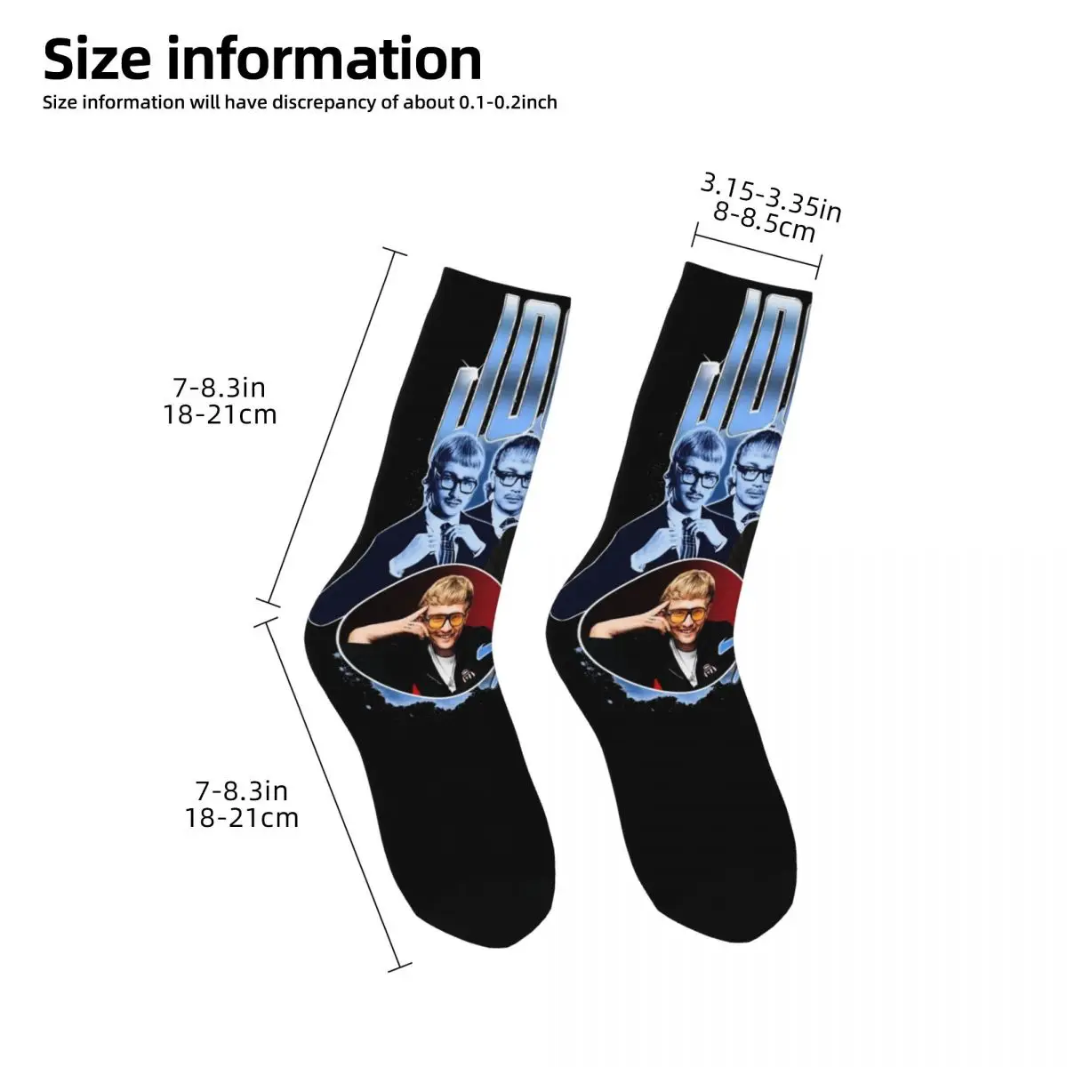 Hip-hop Vintage Joost Klein Bootleg 2024 Design Sports Socks Merch All Seasons Super Soft Long Socks Non-slip