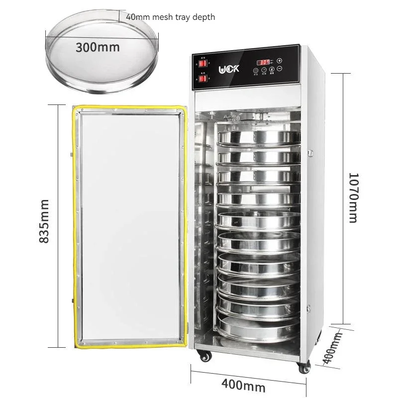 10 Layers Medicinal Material Drying Machine Tianma Date Air Drying Machine Chrysanthemum Mushroom Fruit and Vegetable Baking