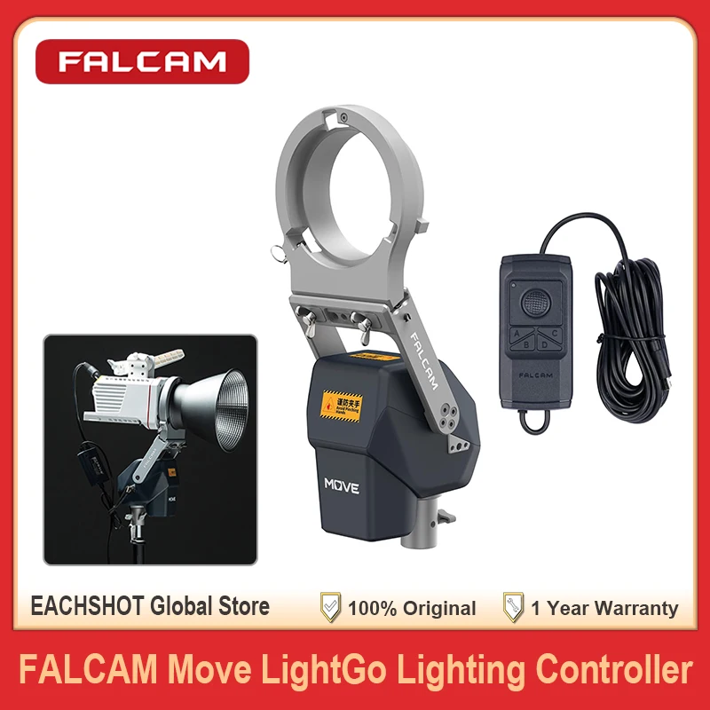 FALCAM Move LightGo Lighting Controller with Bluetooth App Remote Control for Bowens Mount Video Light for Aputure Godox Nanlite