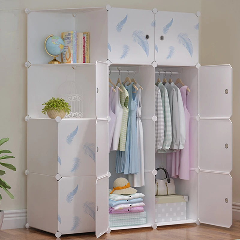 Storage Clothes Closet Partitions Organizer Bedroom Portable Wardrobe Filing Sideboards Cheap Guarda Roupa Trendy Furniture