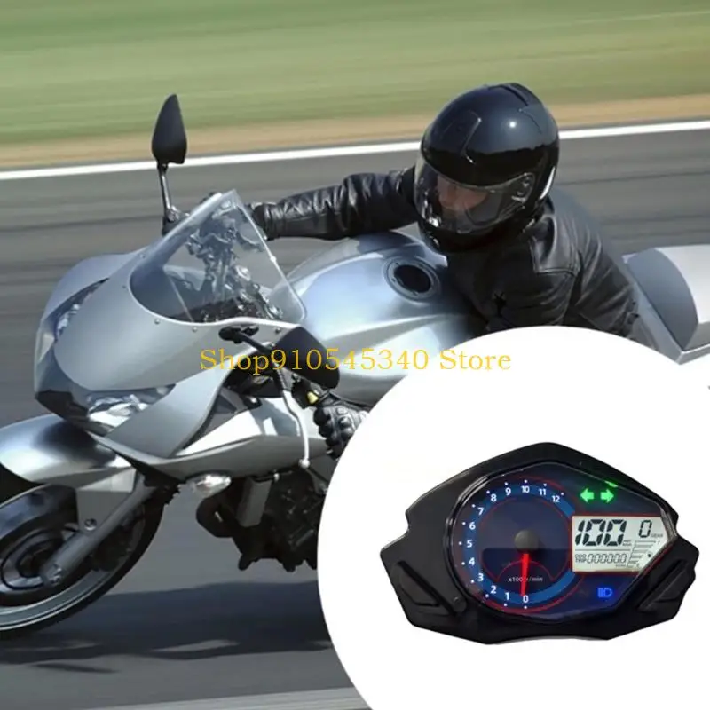 U2JA Digital Speedometer Offering High Accuracy Night Visibility via LED For FT250 TS250CC Safe Motorcycle Operation