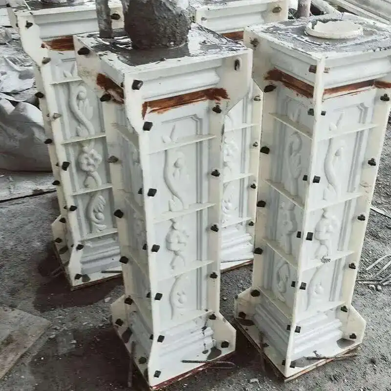 

Balcony Railing Guardrail Mold Spacer Column Roman Column Square Column Plastic Cement Square Pier 78 High/88 High/97 High Small