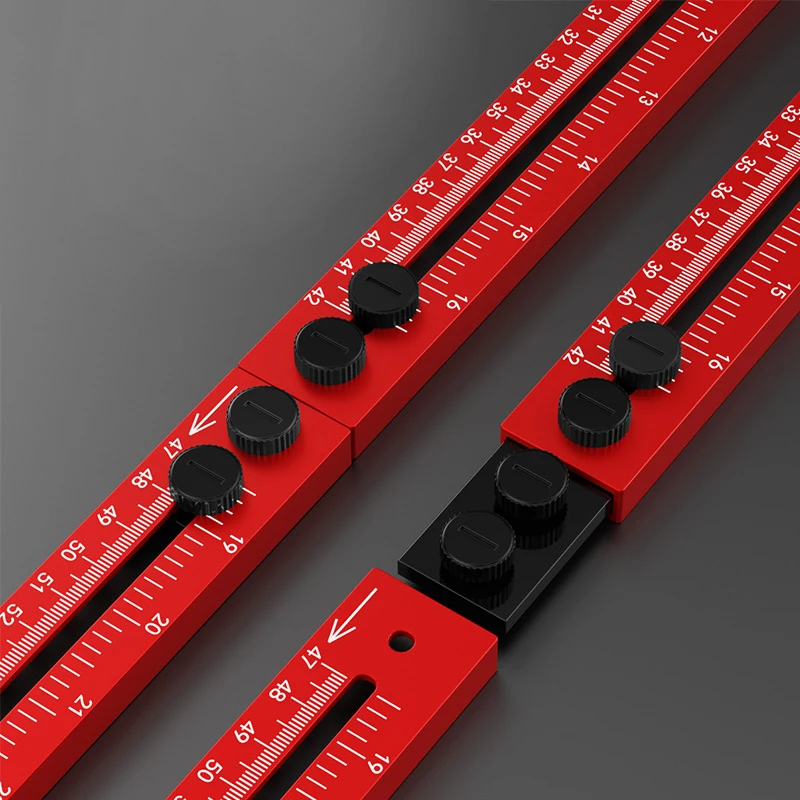 1Set 4 in 1 Router Milling Groove Bracket for Cutting Large Circles from 10" Up to 58", Aluminum Alloy Router Circle Cutting Jig