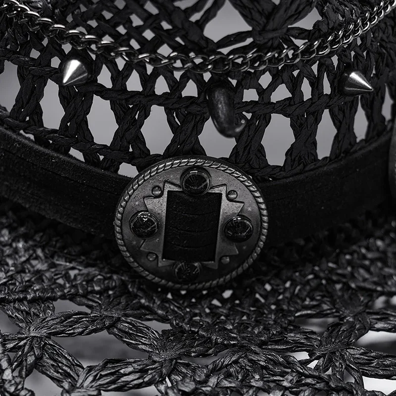 فاسق الهذيان المرأة الشرير الجوف الجاكار شخصية الدنيم قبعة نادي النساء الملحقات مثير البرية قبعة عادية الشارع الشهير