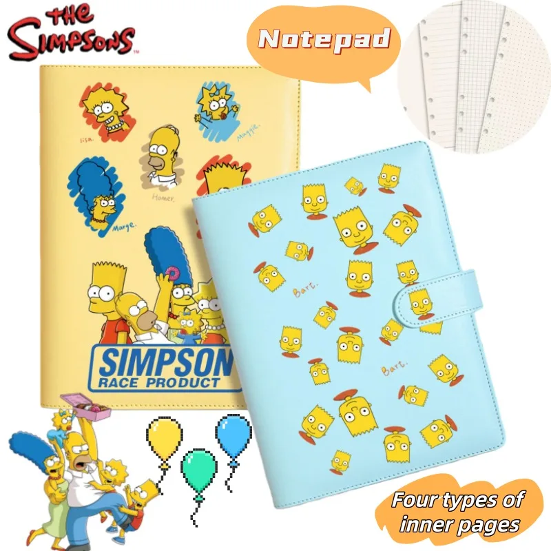 

Новинка! Аниме-товары «Симпсоны»: милый съемный блокнот-органайзер в стиле каваи для девочек-студенток, дневник, приз, праздничный подарок