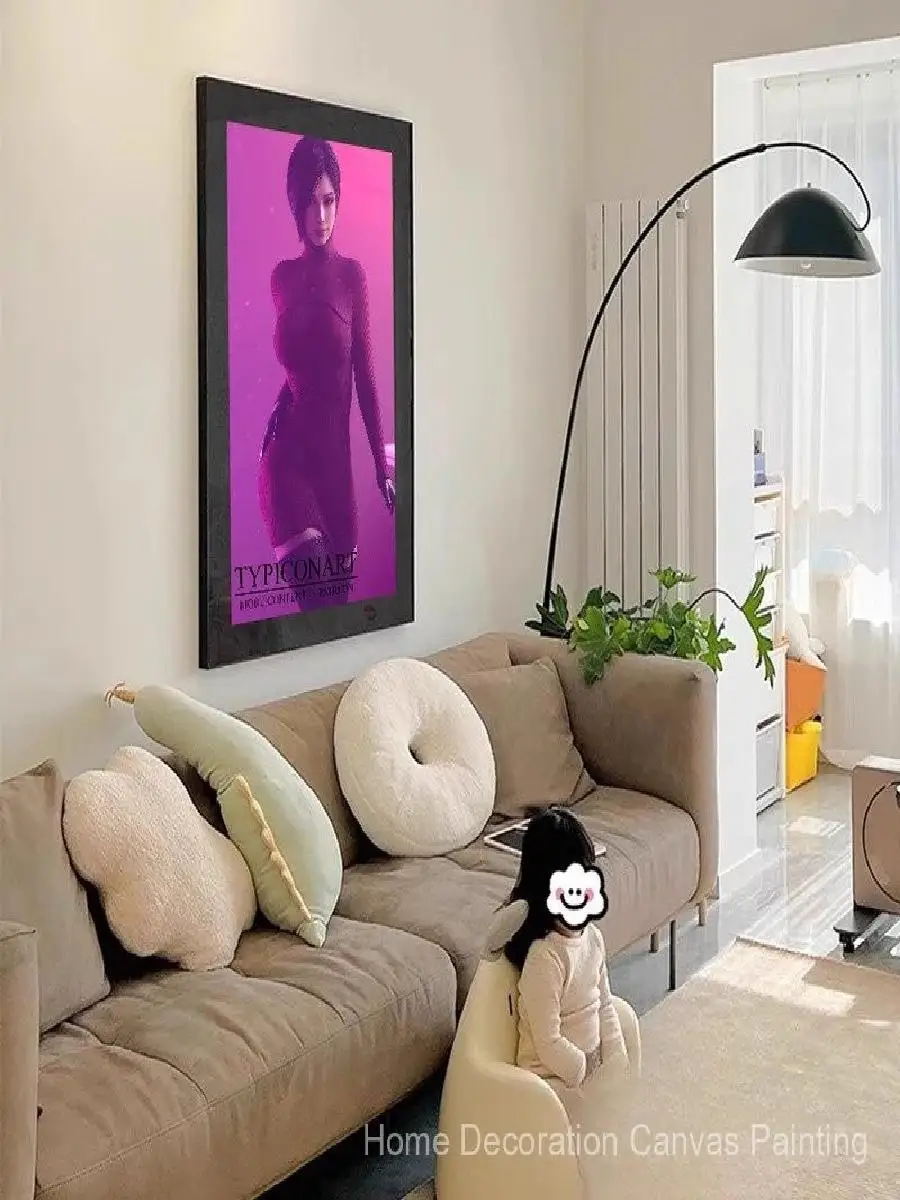 pc Ada Wong Resident Evil  Remake Vintage Posters Wall Art Decor Kraft Paper Kawaii Room Decor Home Decor