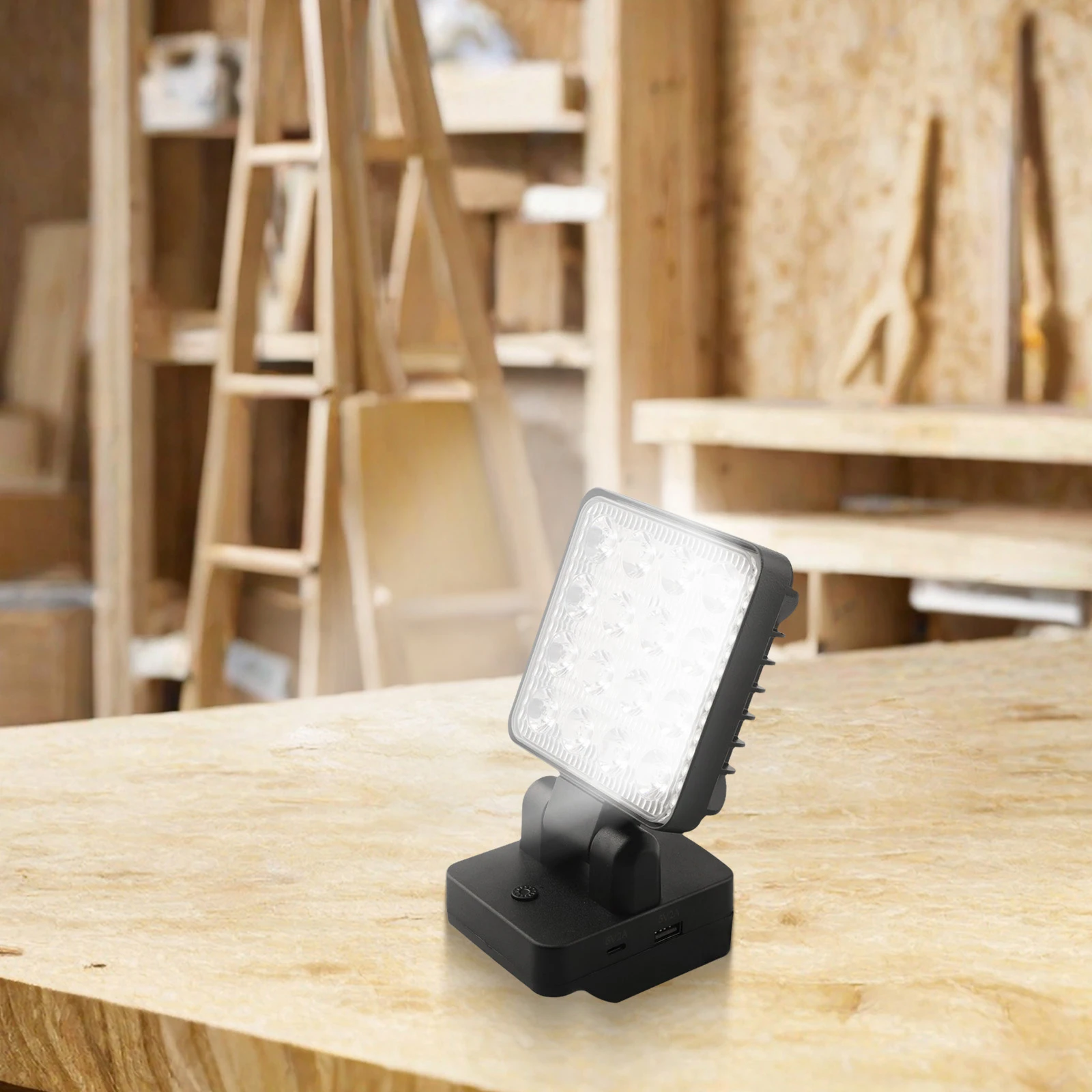 Bright Cordless LED Work Light Compatible with For PARKSIDE Battery Series Perfect for Indoor and Outdoor Tasks