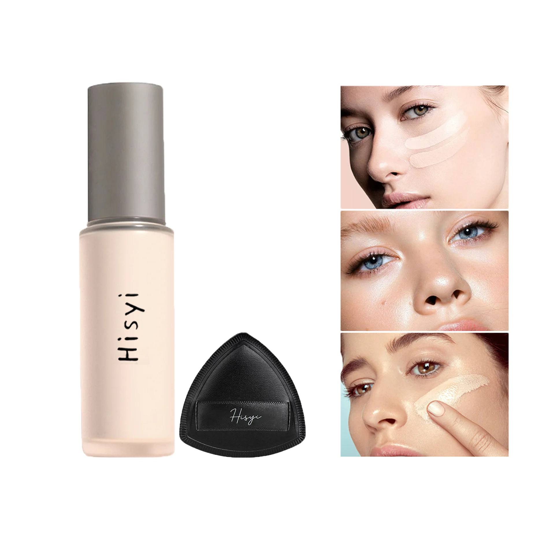 

Набор пуховок для жидкой основы естественно осветляет макияж, нелегко бути липким, водонепроницаемый, устраняет крем Bb, консилер