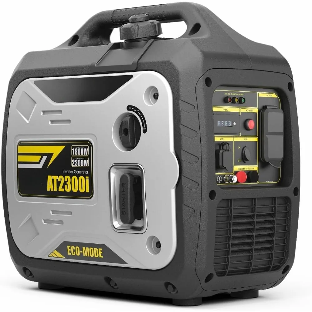 

Portable Inverter Generator 2300-Watt Gas Powered - Super Quiet Gas Generators for Camping, Tailgating, Home Emergency Home