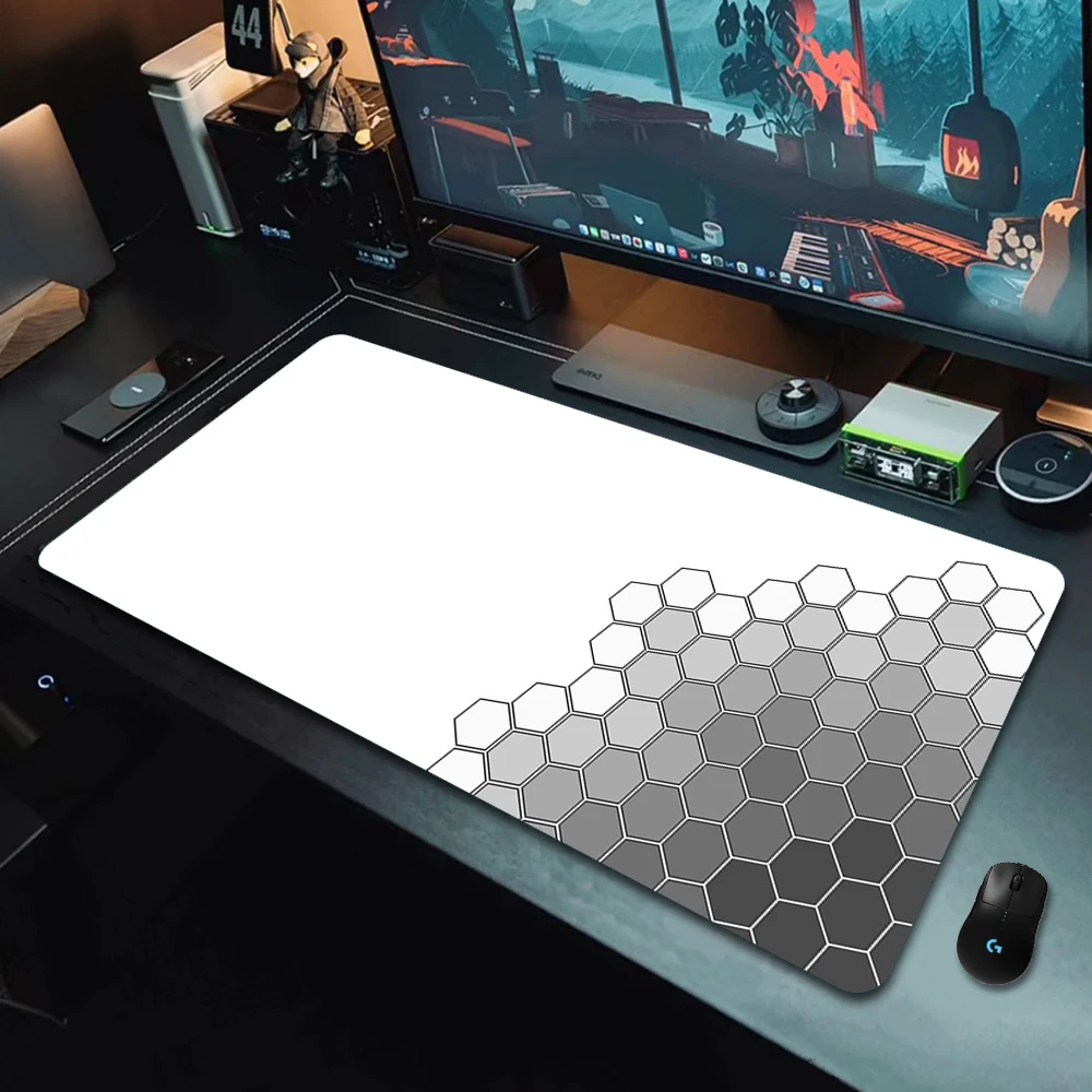 90X40Cm Geometrische Art Grote Gaming Muismat Gamer Grote Muis Mat Computer Gaming Vergrendeling Rand Mousepad Toetsenbord bureau Muizen Pad