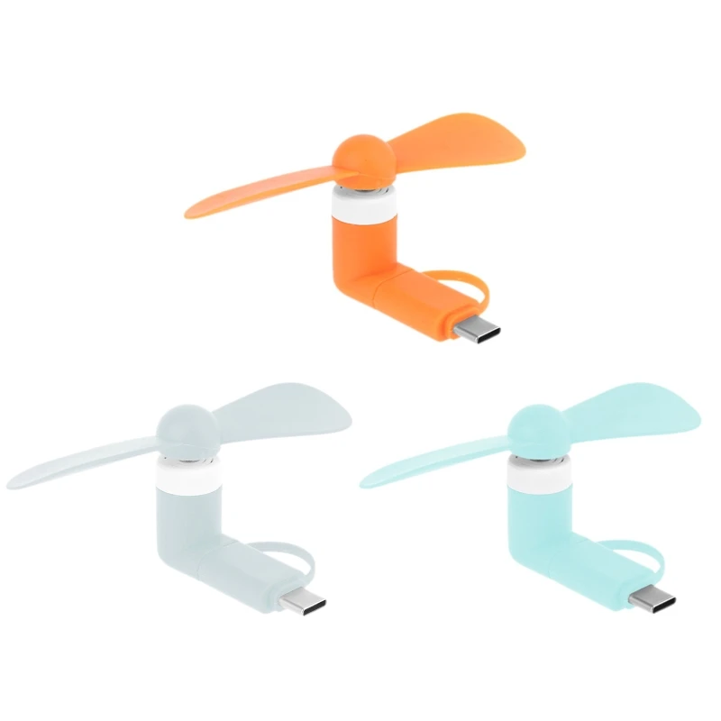 Handheld Mini Type-C Fan USB Fan Portable USB Pocket Fan Type-C Cooling Fan for Outdoor, Office