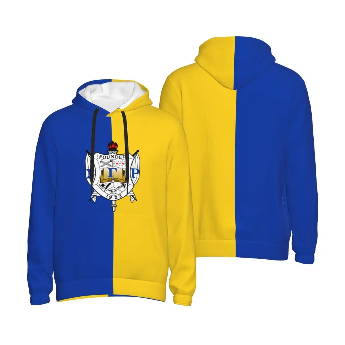 Sigma SGR Gamma Rho Men's Pullover Hoodie Casual Hooded Sweatshirt Best Hoodies Sportswear Tracksuit with Pocket