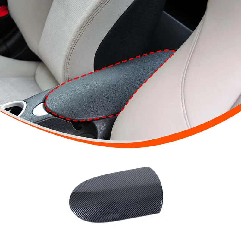 

Suetlcoity For Nissan 370Z 2009-2020 ABS Car Center Console Armrest Box Protect Stickers Cover Trim Interior Car Accessories