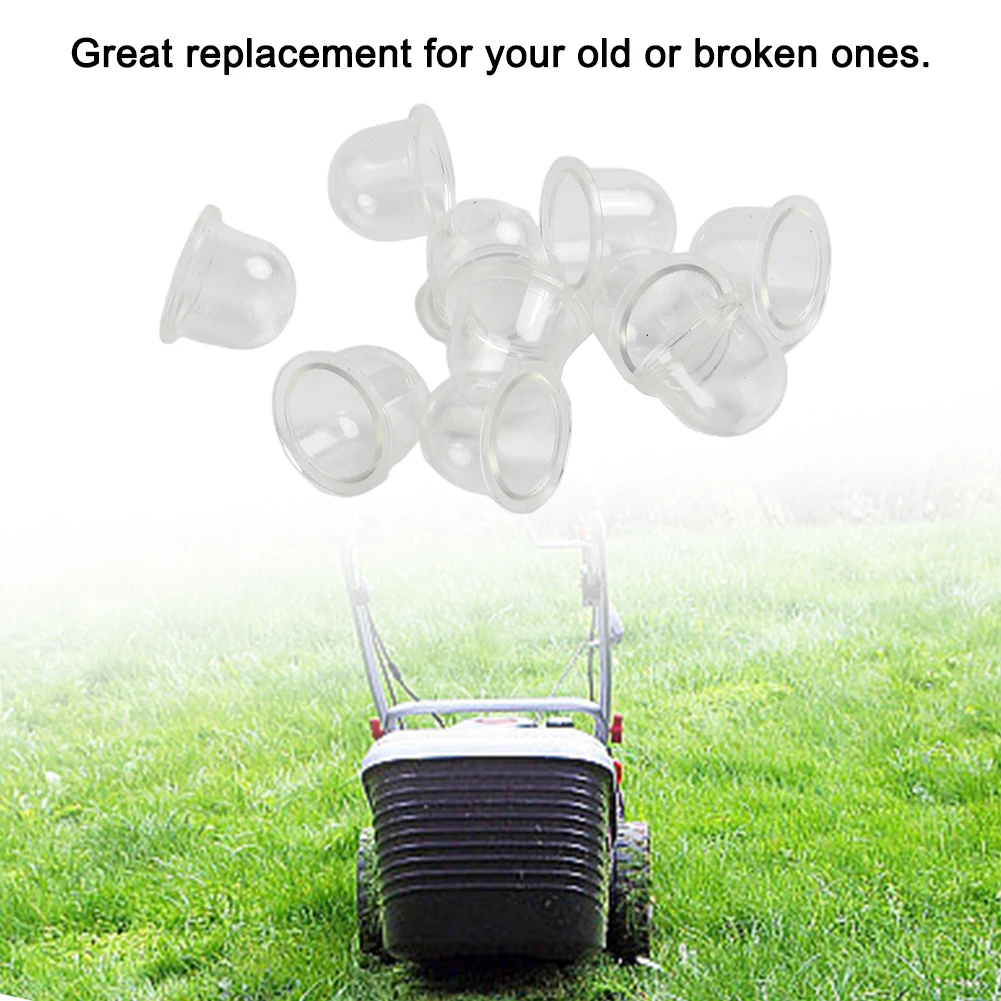 5/10pcs Plastic Transparent Fuel Bulb For Primer Fuel Bulb Pump For Hedge S Trimmer Chainsaws Replacement Parts