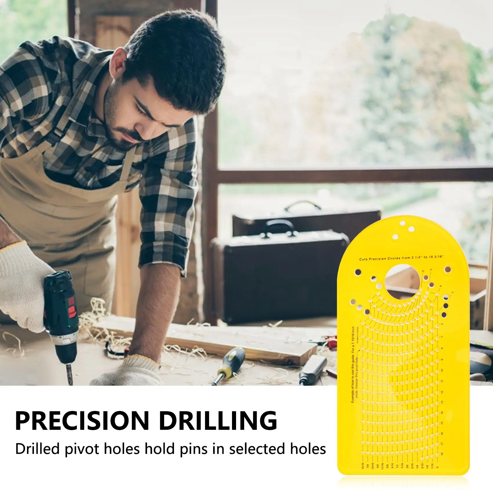 Bakelite High Hardness Cutting Jig 200J Model Circle Cutting Jig for Plunge Router