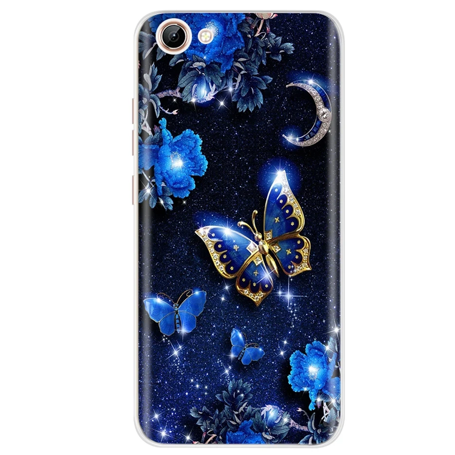 For Vivo Y71 4G Case 1801i 1724 Cute Cat Butterfly Soft Silicone Phone Case For Vivo Y71i Vivo Y 71 i 1801 Back Cover TPU Fundas