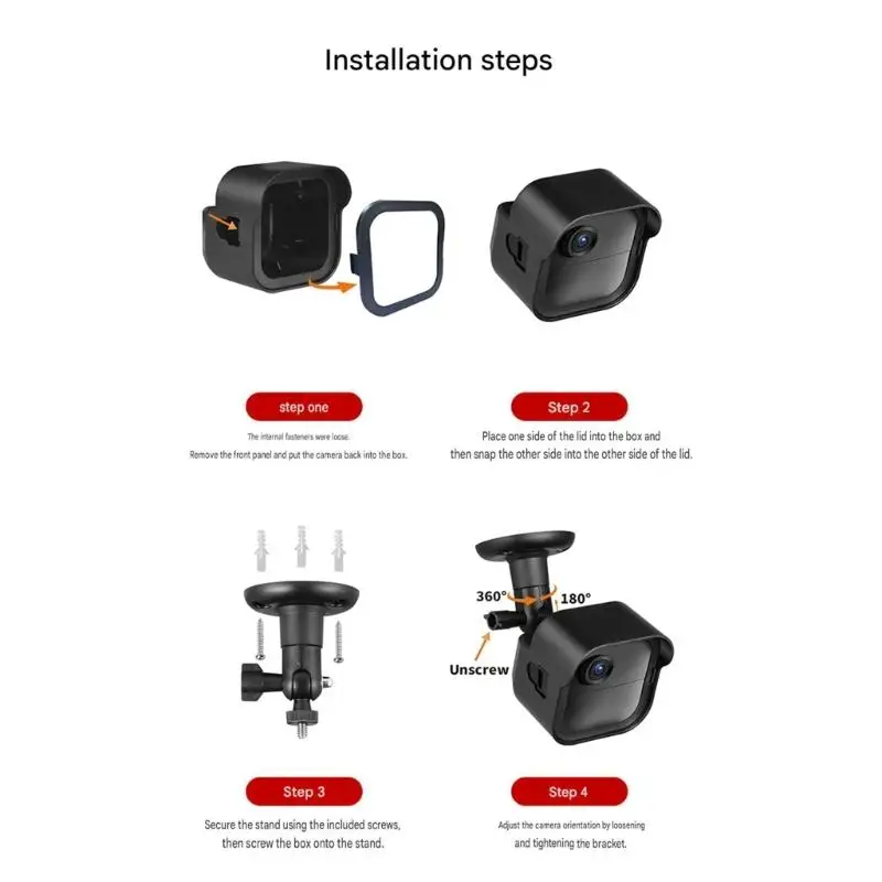 31BA Outdoor Security Camera Cover with Wall or Ceiling Mounting Support