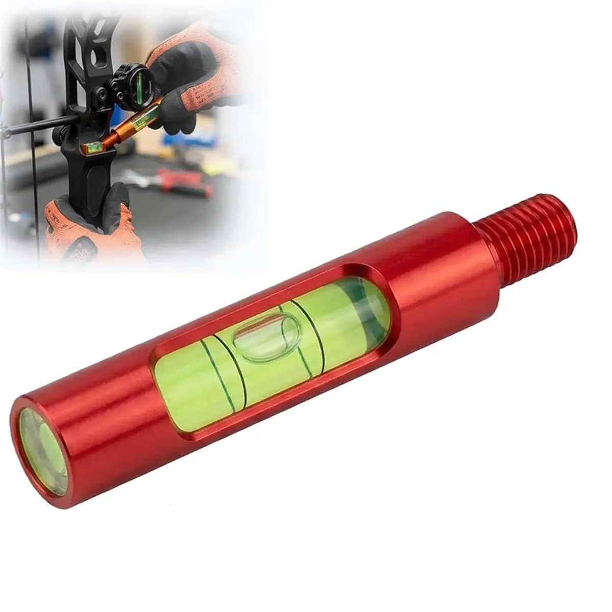 AD45 Aluminum Hole Bow Level - Archery Tool for Compound Bows, Light Weight & Portable (1Pcs) view 3