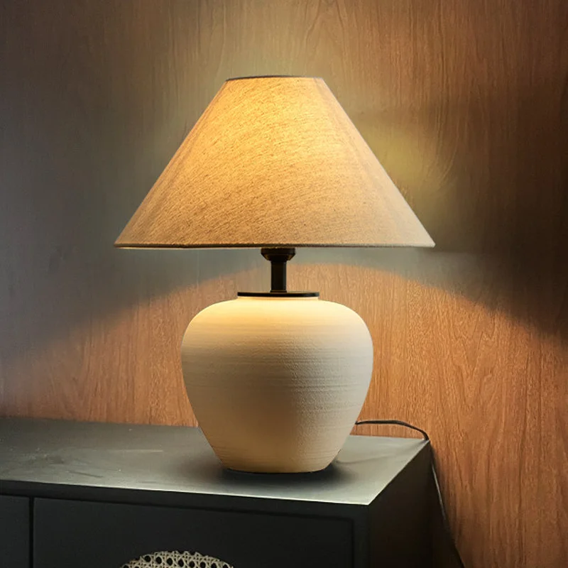Table Lamp Retro Art LED Bedside Light for Living Room  Home Decor