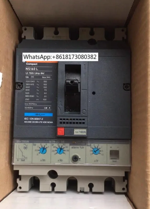 Authentieke stroomonderbreker met hoge sectie NS160L NS250L 3P 125 160 250A