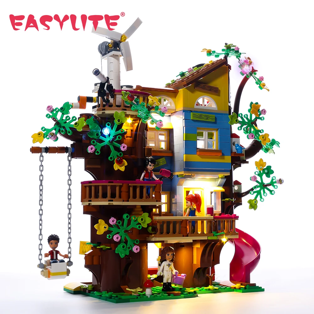 EASYLITE LED Light Kit per il 41703 Friendship Tree House Building Blocks giocattoli fai da te Set solo Kit di illuminazione non modello