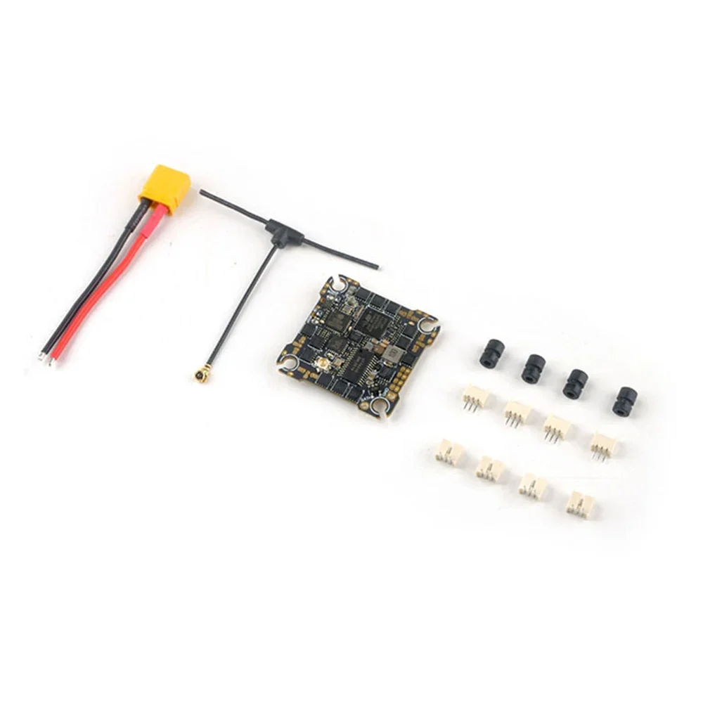 Happymodel CrazyF411 ELRS AIO 4w1 F411 Kontroler lotu Wbudowany UART 2.4G ELRS RX 20A ESC 2-4S dla dronów FPV Toothpick