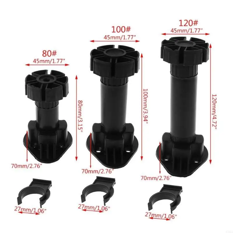 

C90a 4pcs Регулируемая высота шкаф