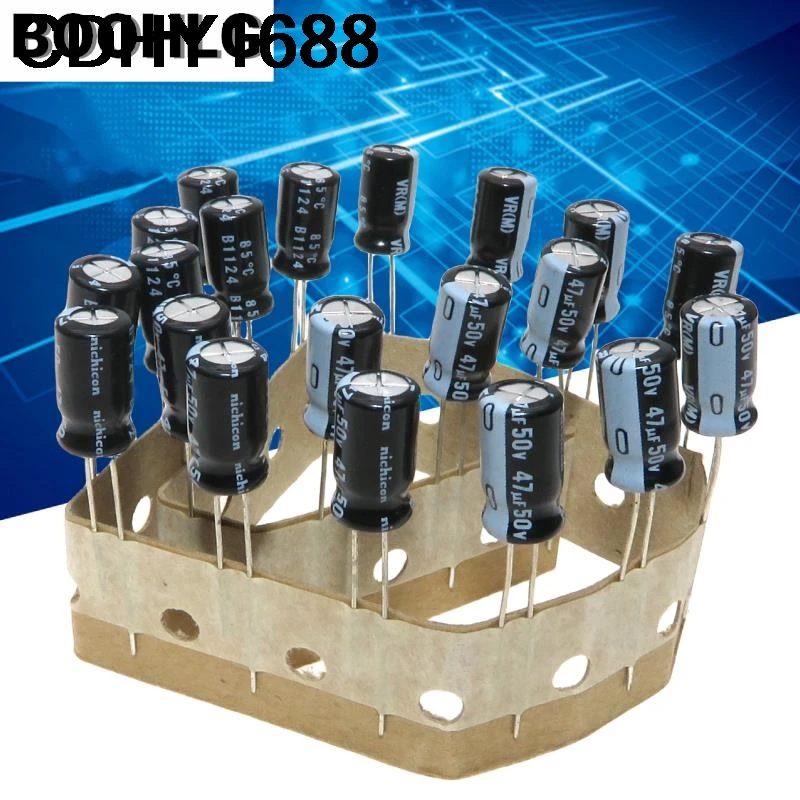 20 шт. оригинальный конденсатор 47 мкФ 50 В 50 В 47 мкФ 6X11 VR аудио подходит