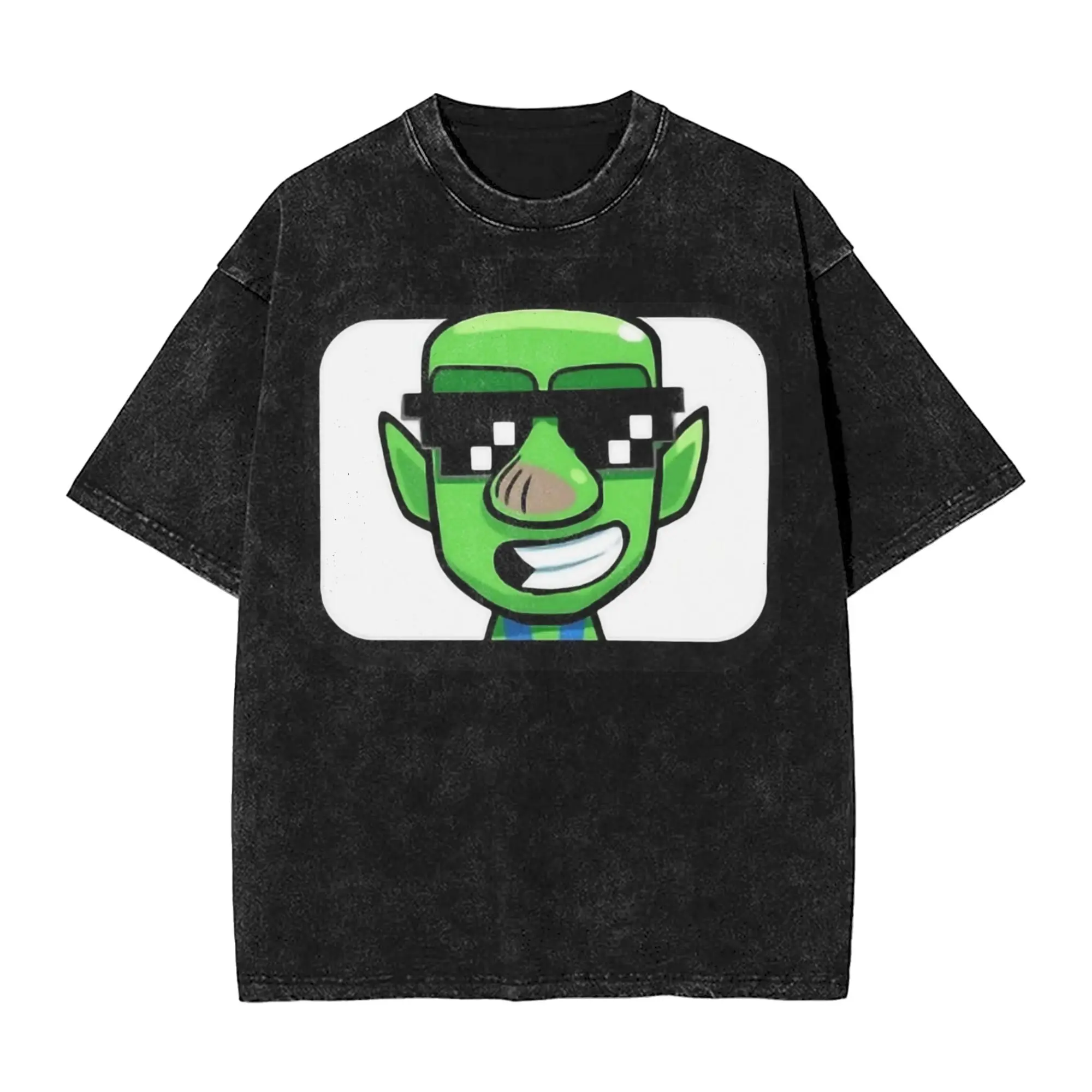 

Stylish Men Women Deal With It Goblin Clash Royale Tee Shirt Cotton Washed T Shirts Clothes