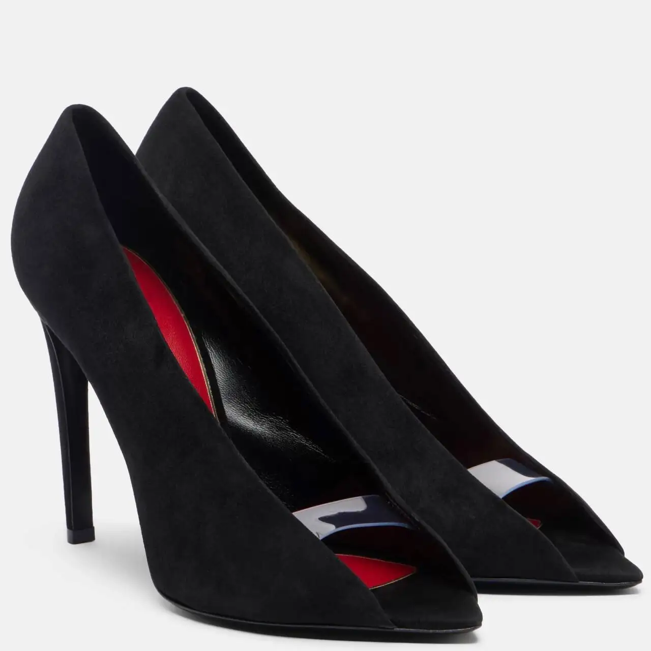 

Summer New Pointed Slim High-heeled Women's Sandals, Fashionable Open Toed Pointed Fishmouth High-heeled Shoes