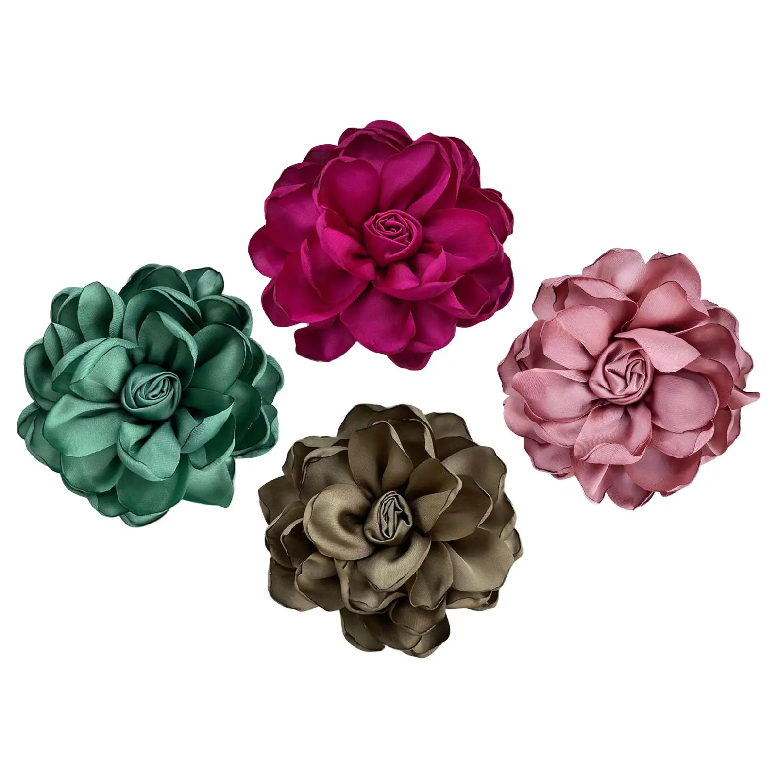 10cm Floral Brooch Pin Large Brooches Hairpin Lapel Pins for Ladies Valentines Day