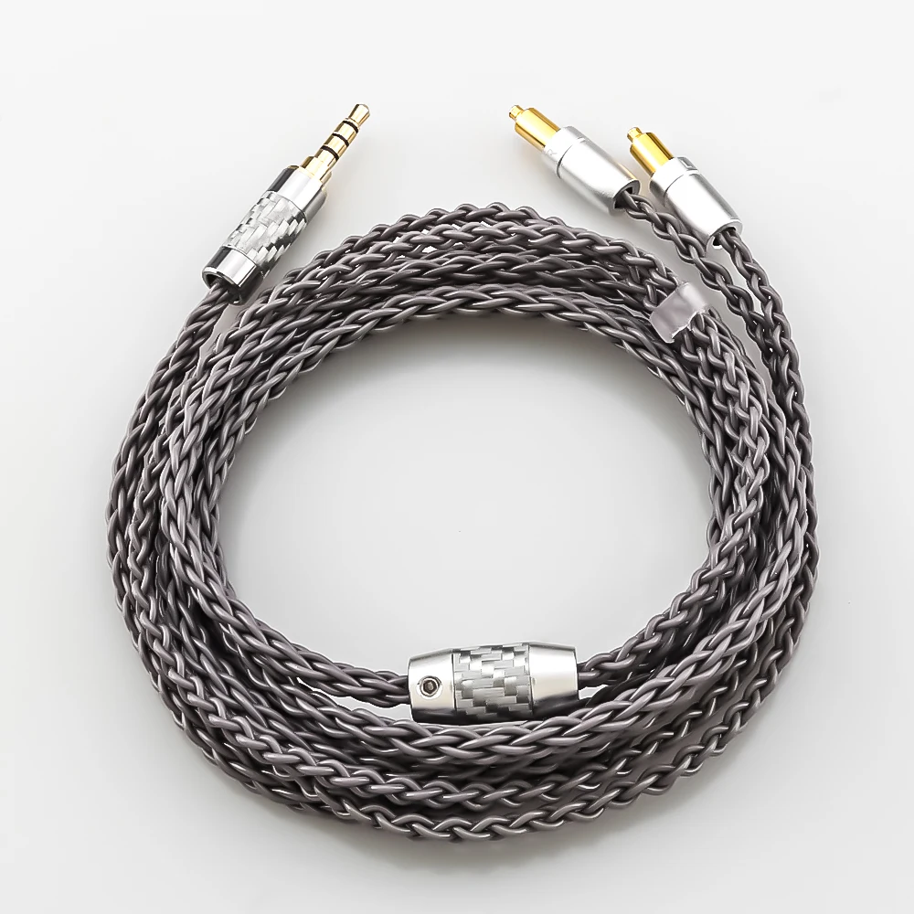 Replacement Audio Cable For Shure SRH1440 SRH1540 SRH1840 Headphones 4Pin XLR 4.4 2.5 mm Balanced 8 Core Silver Plated Earphone