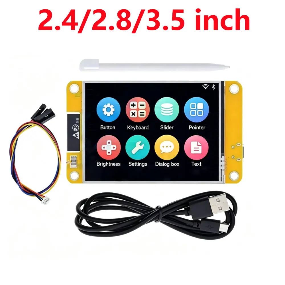 Płytka programistyczna ESP32 z modułem WiFi i Bluetooth, wyświetlacz LCD TFT o przekątnej 2,4/2,8/3,5 cala, rozdzielczość 240*320, inteligentny ekran dotykowy.