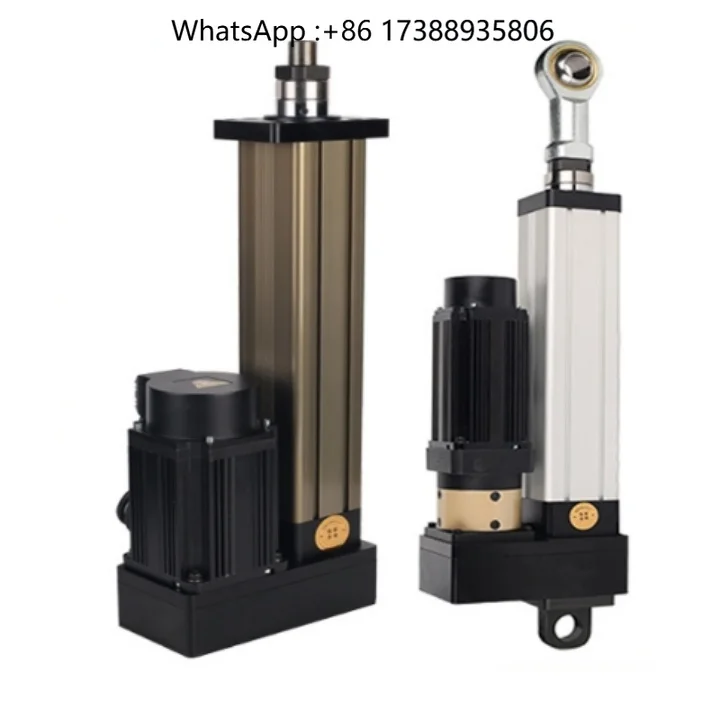 High Speed 3mm/s Mini Electric Cylinder 1500N 3500N Smooth Lifting Electric Folding Actuator with Servo Motor PLC Program