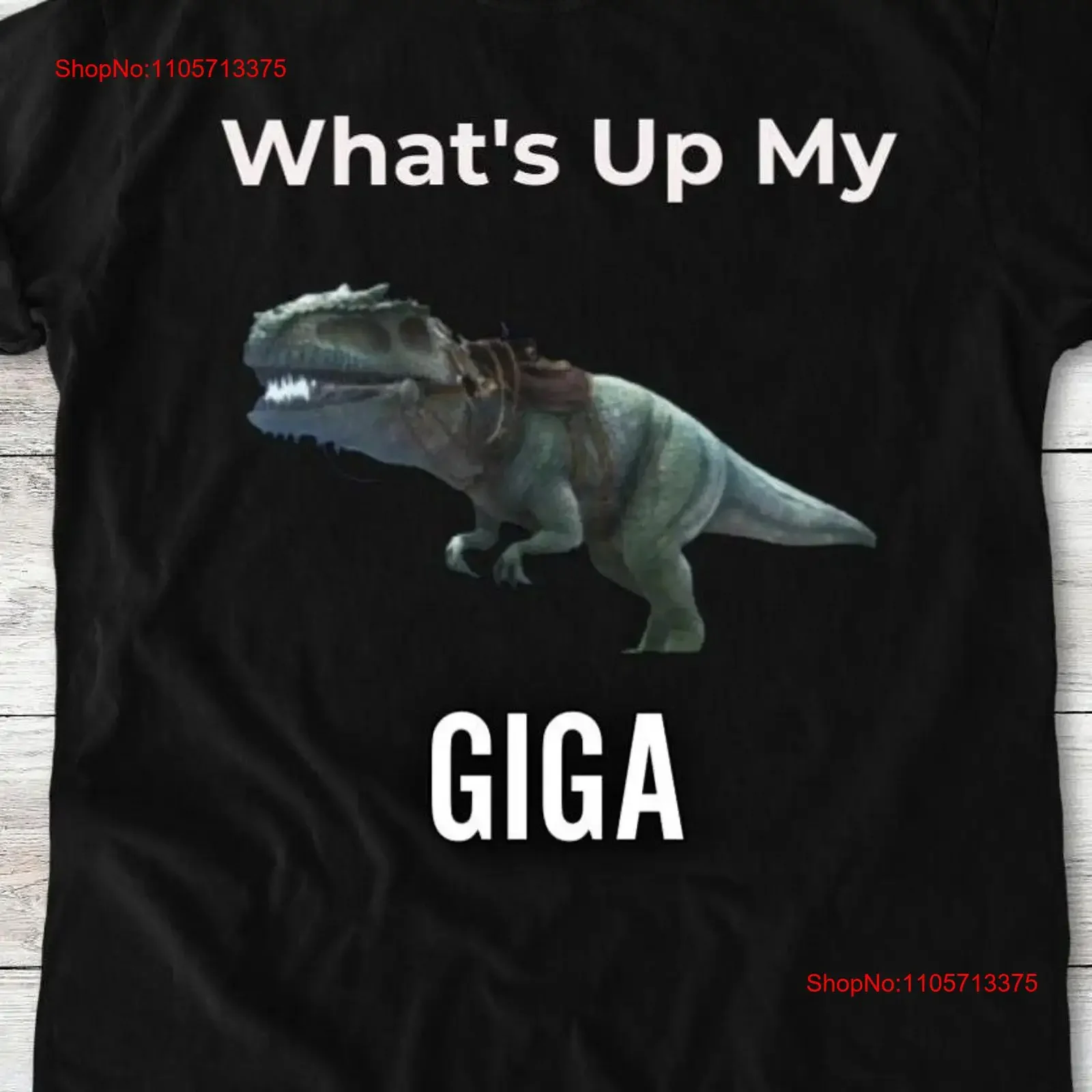 What's Up My Giga Ark Survival Evoled Ascended T Shirt Rex Dino Washed Retro 2000s Nature Dad s vintage Washed designer clothes
