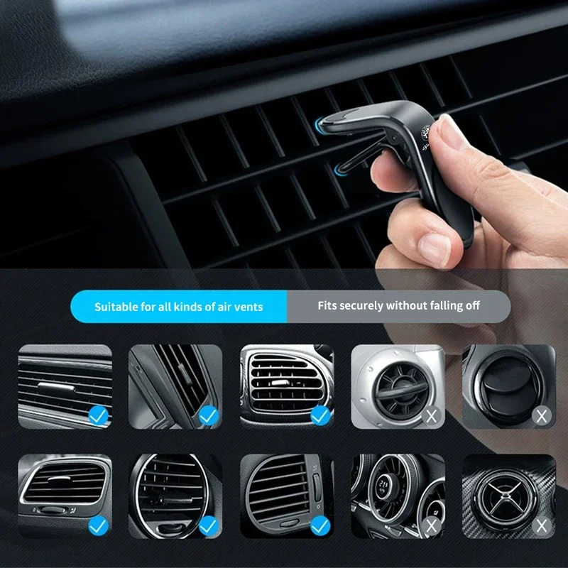 Hub Caps Magnetic Car Phone Holder Wireless Charger Stand For Alfa Romeo 159 Giulietta Giulia 147 Mito 156 GT Stelvio F1 Brera V view 4