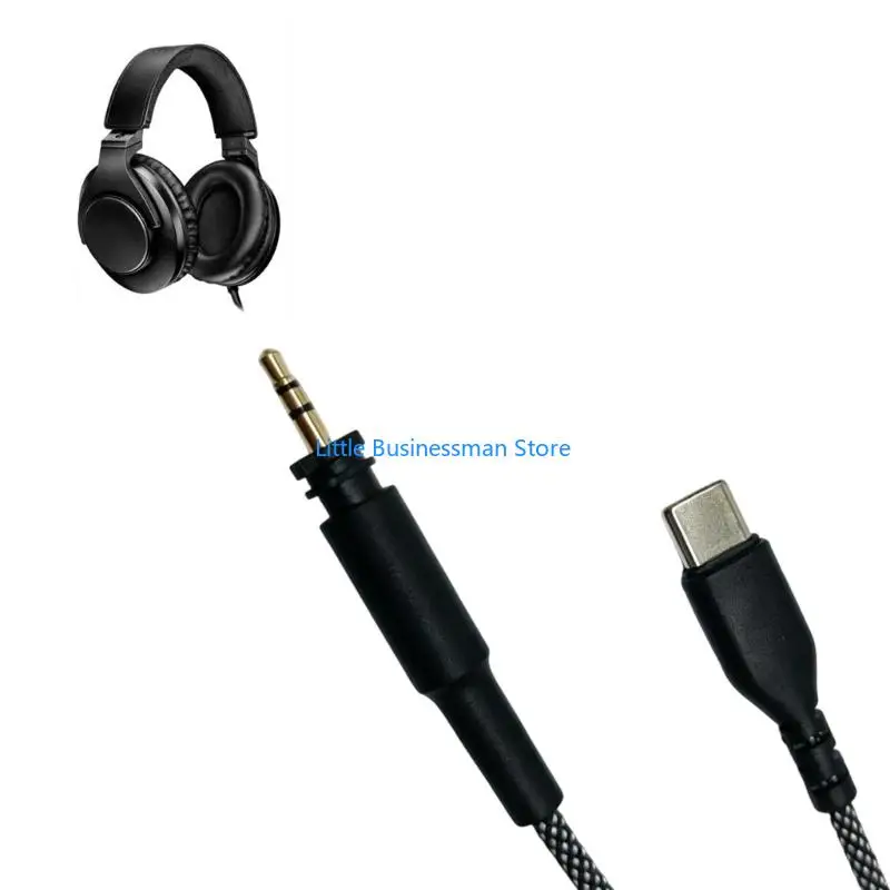 Geflochtenes USB-C-auf-2,5-mm-Kopfhörerkabel für SRH440A SRH840A, integriertes Dekodierungs-Headset-Kabel 150 für – Detail 9