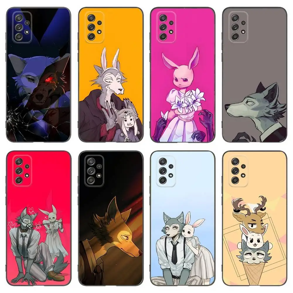 

B-Beastars Anime Phone Case For Samsung Galaxy A13,A21s,A22,A31,A32,A52,A53,A71,A80,Soft Black Shell