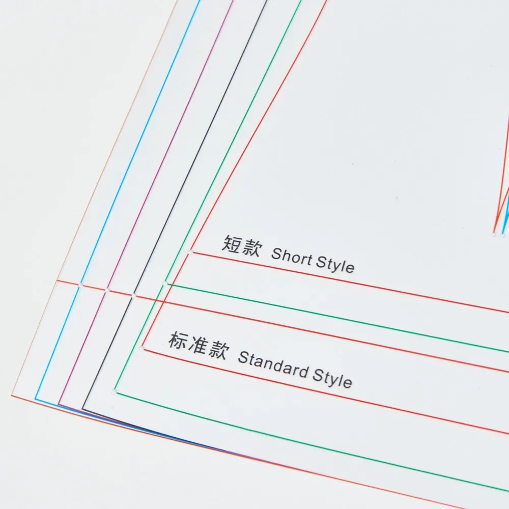 Professional Women's Shirt Ruler for Creating Basic Shirt Pattern Templates – Essential Tool for Shirt Design and Sewing SF101