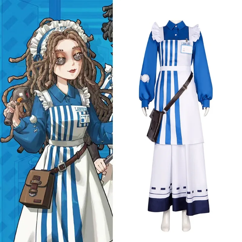 Emil Patient Psychologist Ada Mesmer Cosplay Costume Identity V Rosen Store Manager Uniform Role Play Carnival Party Outfits