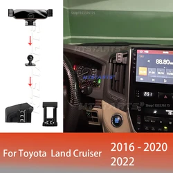 Car Phone Holder Mobile Mount Stand For Toyota Toyota LAND CRUISER 2016-2022 Adjustable GPS Special Navigation Bracket Accessori