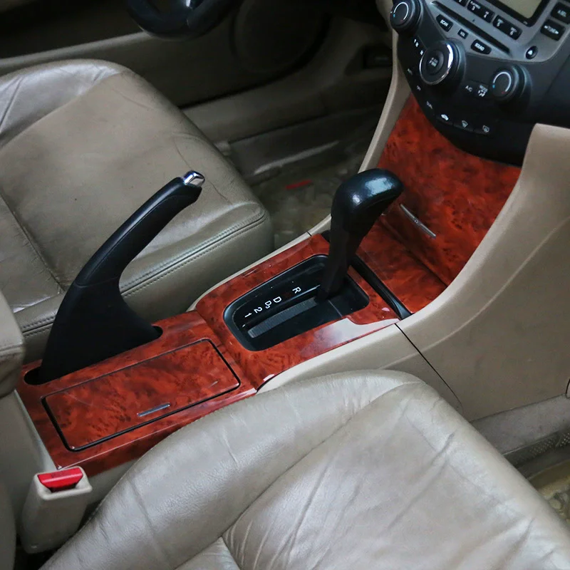 Для Honda Accord CL9 2004 2005 2006 2007 американская версия пластиковые украшения из углеродного волокна аксессуары внутренняя отделка наклейки