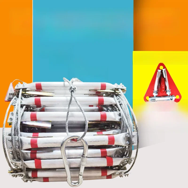 scala-morbida-in-lega-di-alluminio-ignifuga-antiruggine-anticorrosione-resistente-all'usura-per-lavori-in-quota-soccorso-antincendio-salvavita