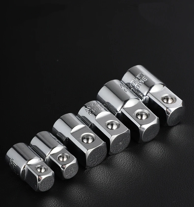 1/4" 3/8" 1/2" Ratschenschlüssel-Adapter, Ratsche/Stecknussverlängerung/Umrüstsatz aus Chrom-Vanadium-Stahl für die Wartung von Automobilen – Detail 7