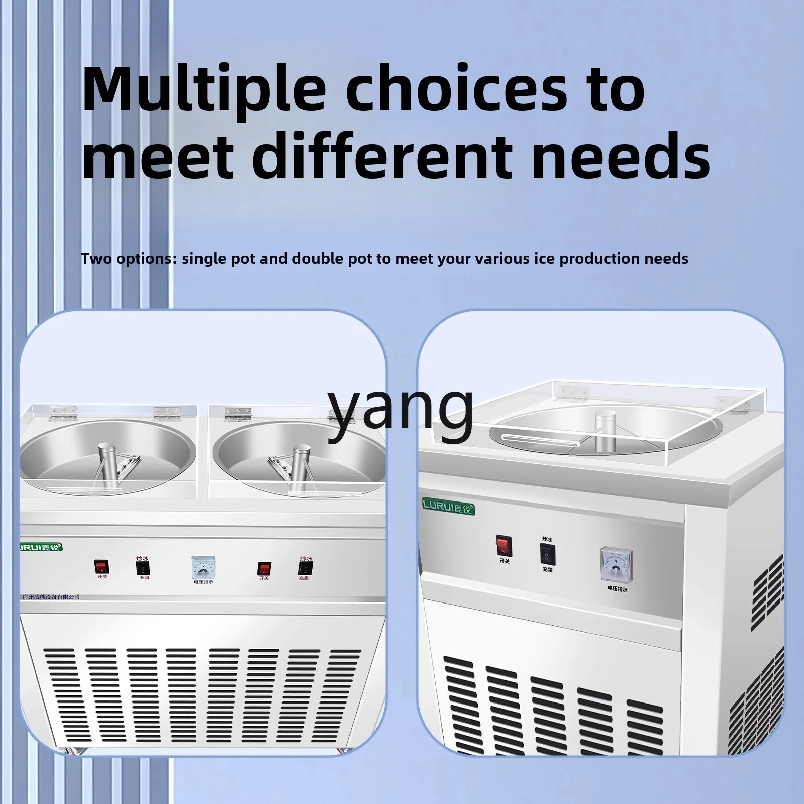 CX Automatic Fried Ice Machine Plug-in Thick Cut Fried Yogurt Machine Ice Cream Roll Snowflake Cheese Machine