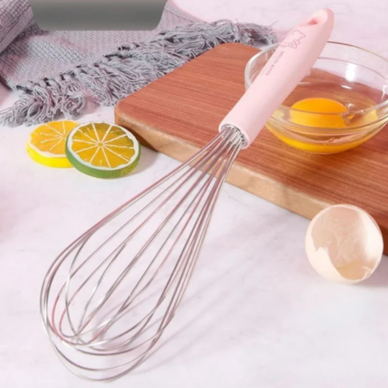 

New Kawaii Anime Hello Kitty Cream Blender Manual Egg Beater Cute Cartoon Girl Heart Blender Manual Baking Tool Girls for Gifts