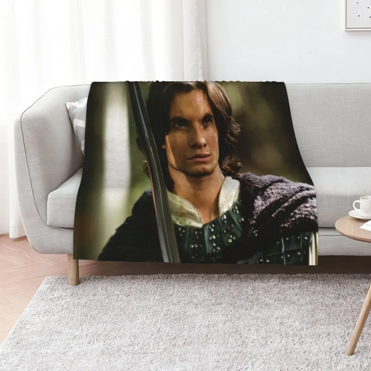 Ben Barnes as Prince Caspian Throw Blanket Hairys Soft Beds Decorative Throw Large Single Blankets