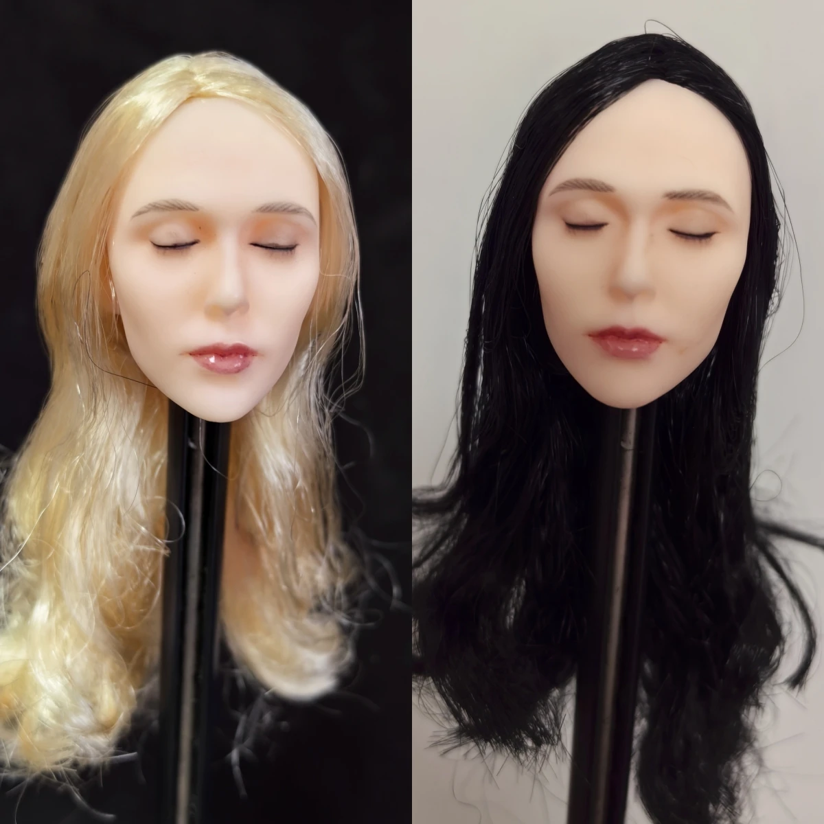 

1/6 Sleeping Wanda Girl Head Carving Toys Fit 12inches Action Figure